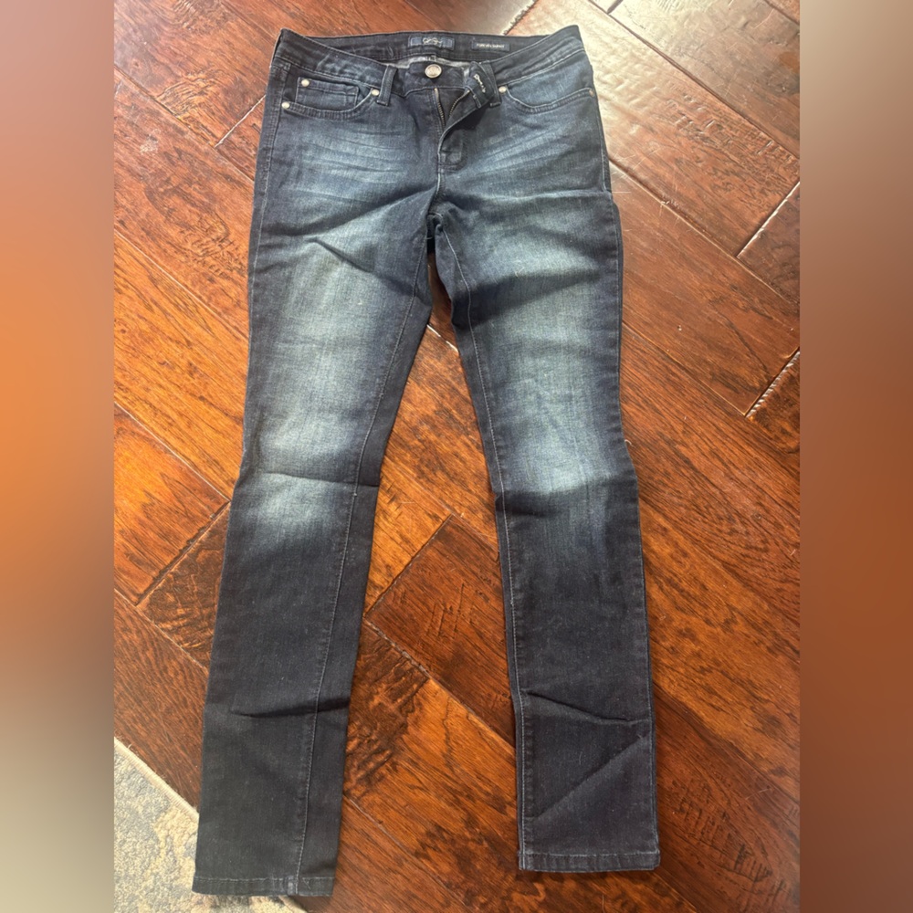 Jessica Simpson Dark Blue and Gray Denim Jeans